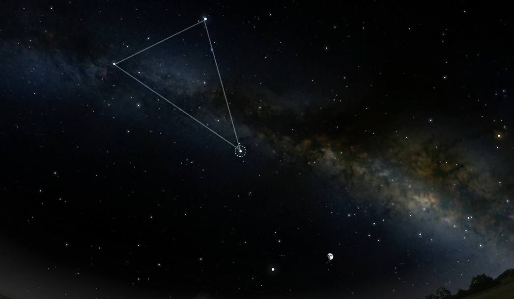 Altair is 1 of 3 stars that makes up the Summer Triangle