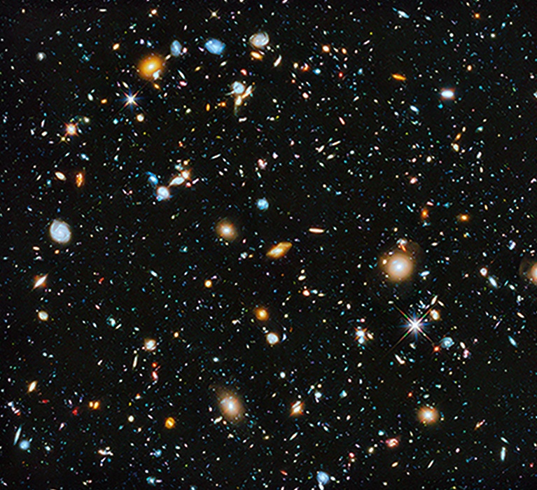 Same field of galaxies, more crowded and colorful