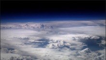 Image of clouds, atmosphere, and space