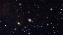 Image showing many distant galaxies
