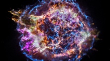 Multi-colored supernova remnant